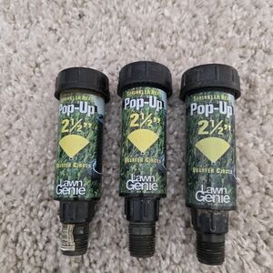 Pop-Up Sprinkler Head 2 1/2" Quarter Circle - Black/Yellow